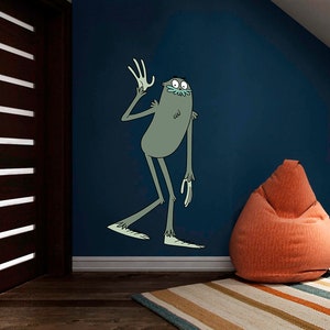 Nursery Room Sticker, Cute Monster for Nursery, Monster Boys Room decal