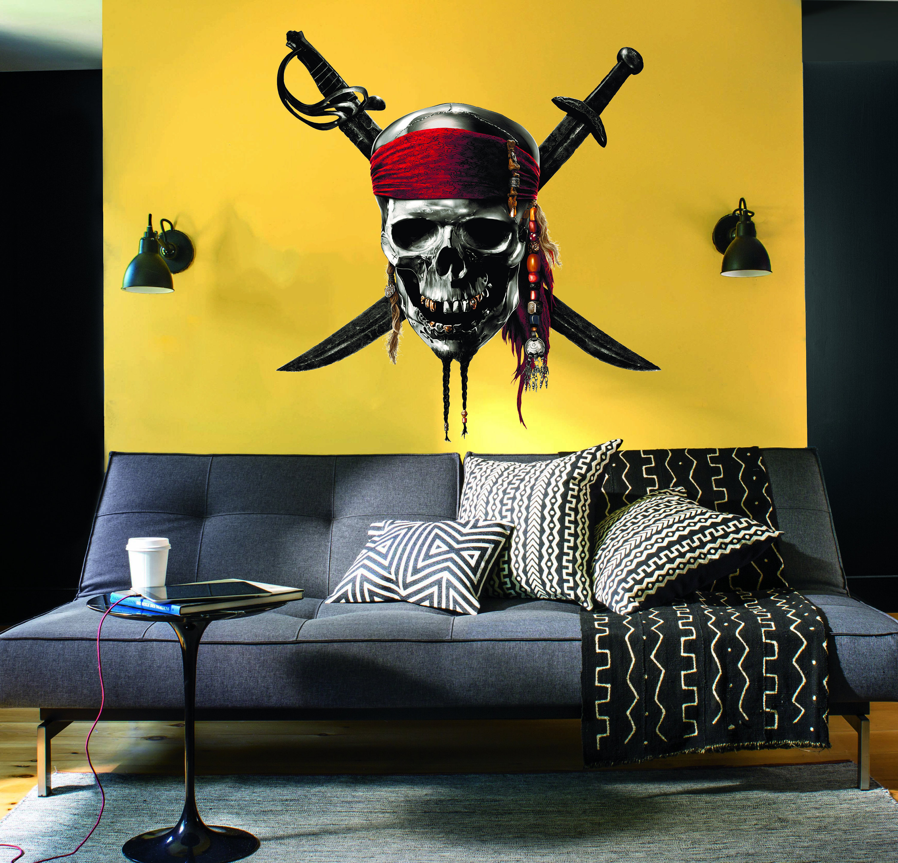 Piraten Totenkopf Aufkleber Pirates Skull Sticker Totenköpfe von style4Bike  jetzt Online kaufen!