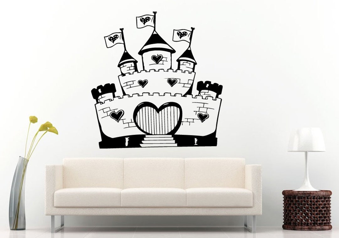 Princess Love Heart Cute Pretty Beautiful Castle Mansion Kids Children ...