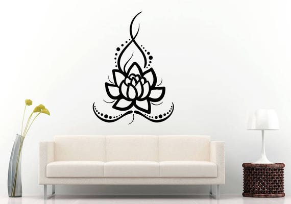 andala En Dei Vinyle Sticker andala Art Décalque Aovible Yoga Décor