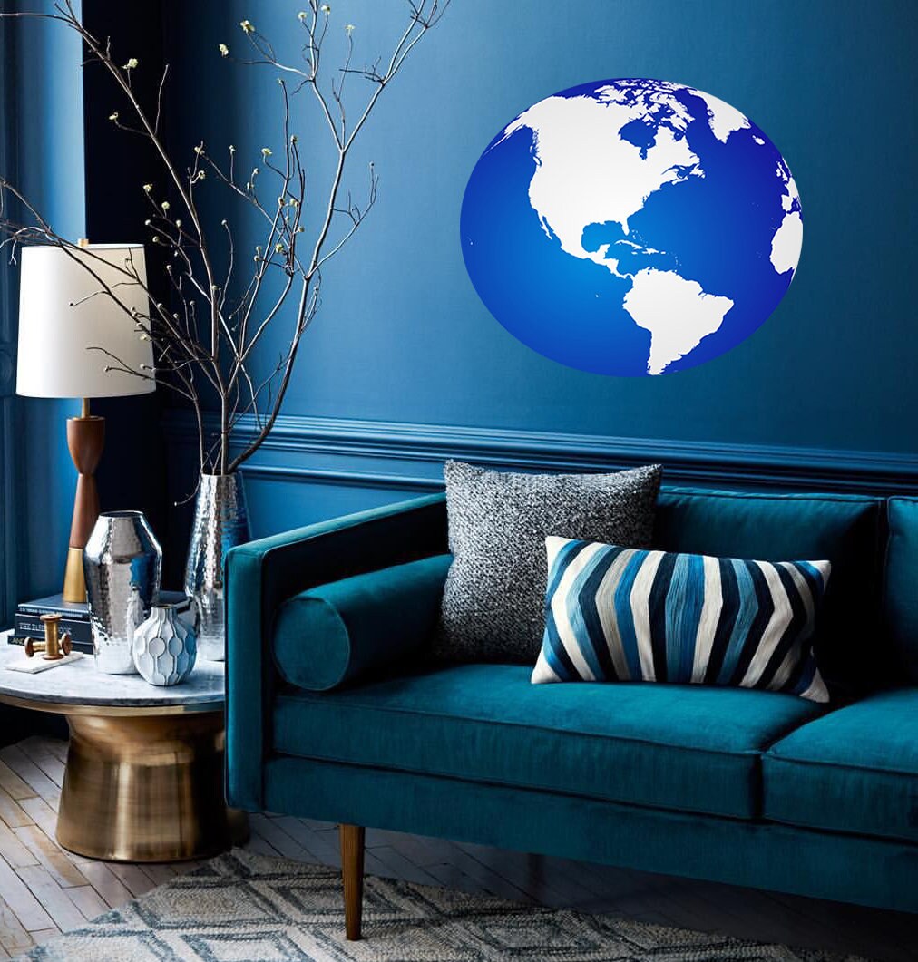 Earth Decal, Earth Sticker, Planet Earth - Etsy