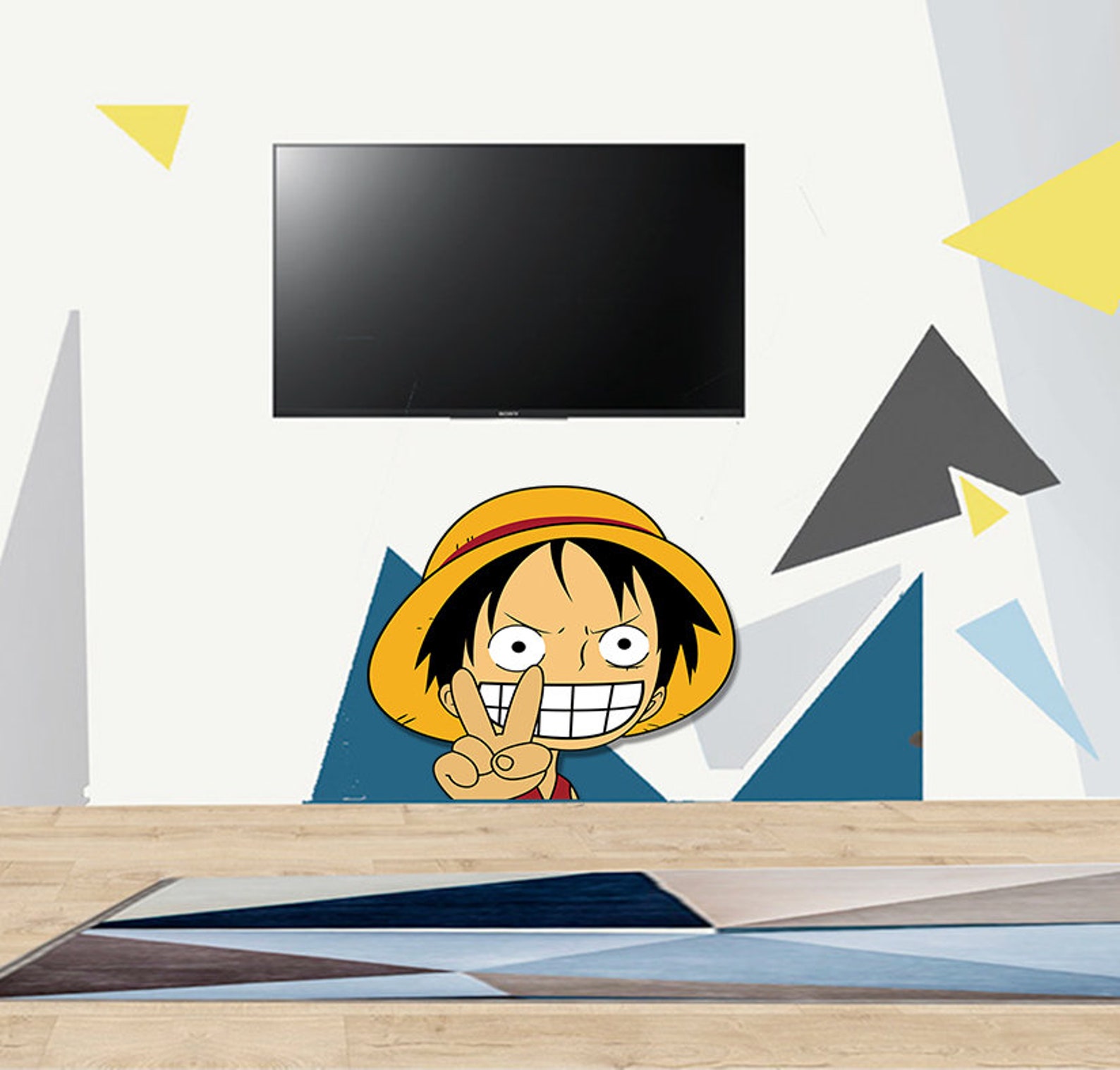 Anime Boy Sticker Anime Boy Wall Decal Anime Boy Wall Decor Etsy Canada