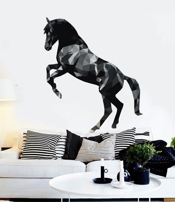 Linea Semplice Cavallo Adesivi Murali In Acrilico 3d Decorazioni