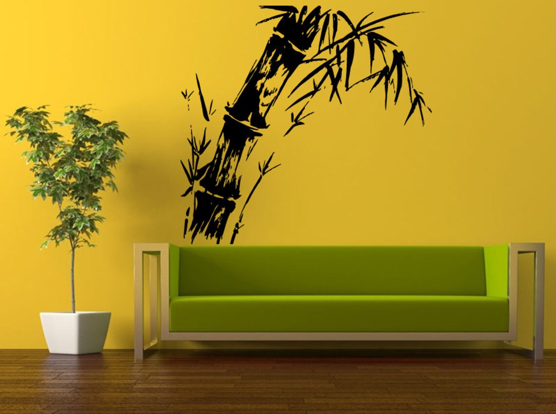 Wall Decal Vinyl Sticker Decals Peal and Stick Cheap Decor Art Bamboo ...