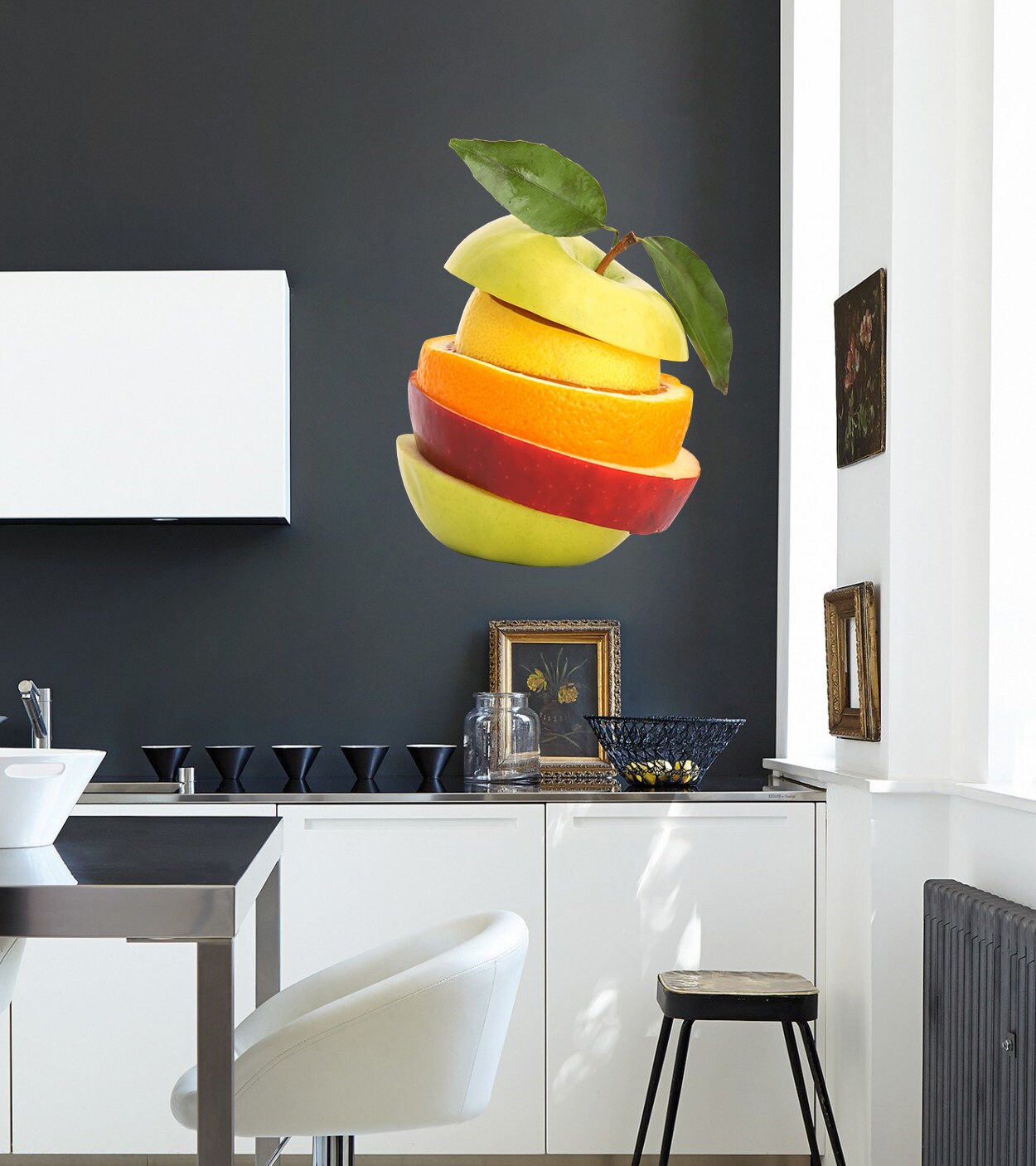 Still Life Fruit Wall Decal Still Life Fruit Wall Sticker Etsy