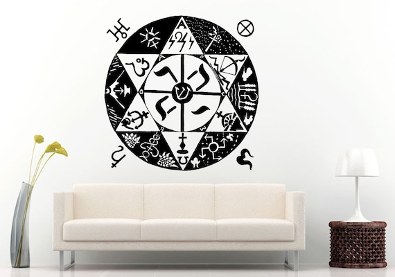Pentagramm Wandtattoo – Selbstklebend, In 6 Größen, Für Raufaser, Glas, Möbel