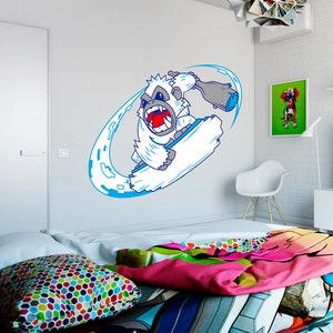 Big Foot Wall Decal, Big Foot Wall sticker, Big Foot wall decor