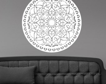 Yantra Mystical Diagram Amulet Meditation Tantra Wall Sticker Vinyl Mural Decal Home House Art Decor FREE SHIPPING L146