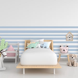 Lines Wall Decal, Thin Stripes Sticker, Half Wall Decor, Nursery Kids Room Decal, Boho Stripes Straight Stripes Sticker, Dorm Room 542LU