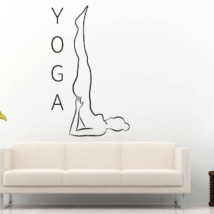 Center Pose Yoga Studio Mandala Henna Mehndi Namaste Om Meditation Wall Sticker Decal Vinyl Mural Decor Art L2230