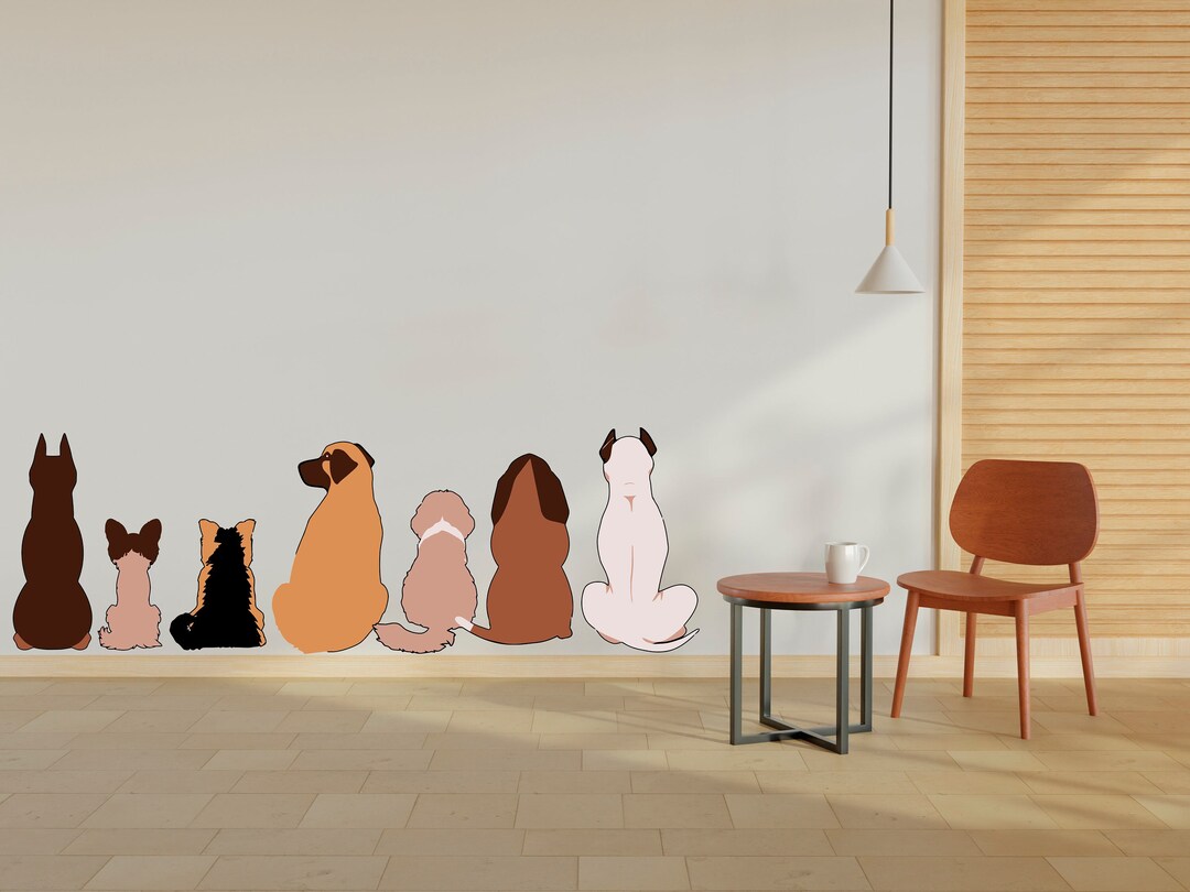 Dog Wall Decal Dog Decor Dog Kids Dog Wall Art Decal Dog Lover Etsy