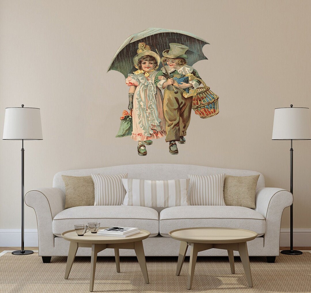 Vintage Kids Wall Decal, Vintage Decor, Vintage Sticker, Vintage Decal ...
