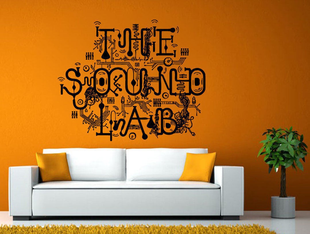 The Sound Lab Electrical Circuit Board Wall or Window Sticker Decal ...
