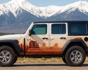 Desert Canyon Car Wrap | Offroad Adventure Vinyl Car Wrap for 4x4
