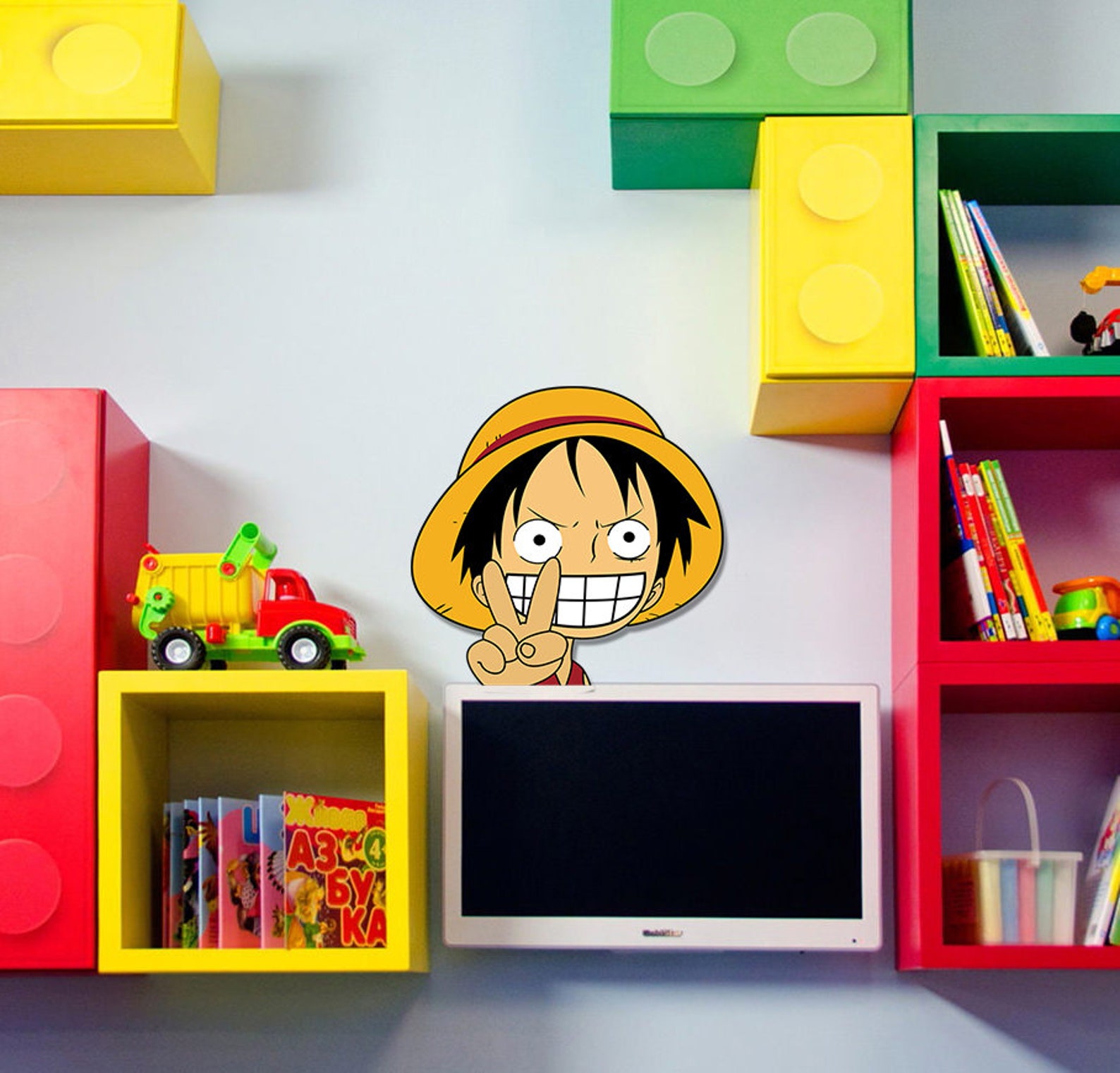 Anime Boy Sticker Anime Boy Wall Decal Anime Boy Wall Decor Etsy