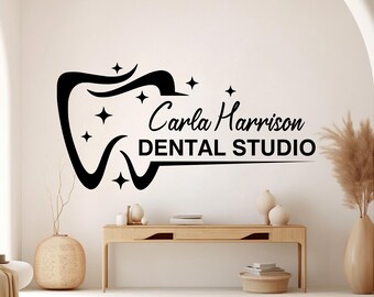 Dental Care Wall Decal Teeth Wall Decal Teeth Wall Sticker Dental Wall Decal Dental Wall Art Window Wall Sticker Dentist Office Decor 1181RS