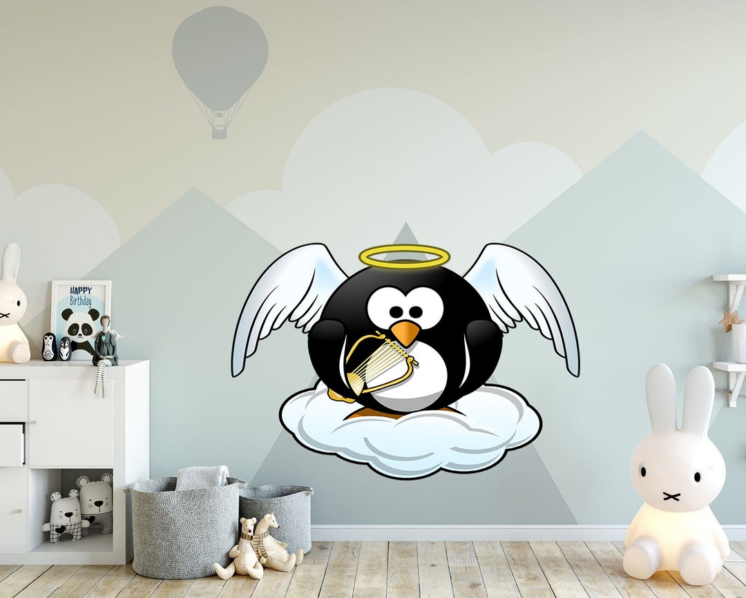 Angel Bird Decal, Angel Bird Sticker, Angel Bird Wall Decor - Etsy