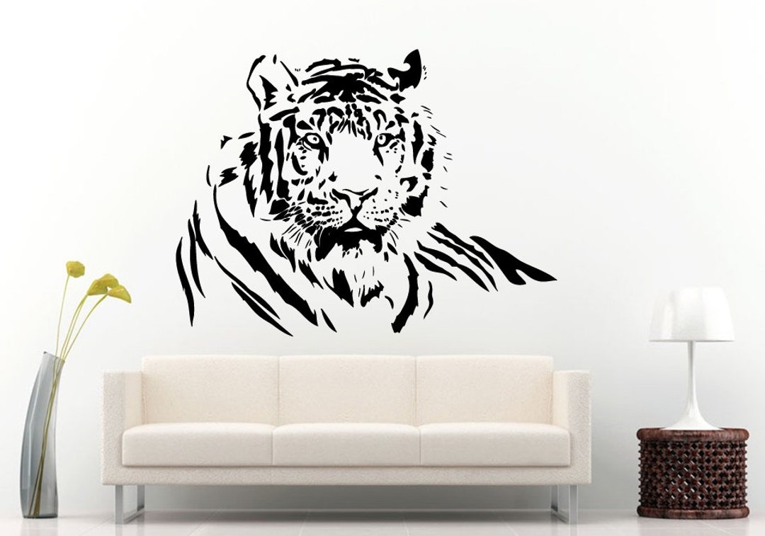 Tiger Hungry Stare Beautiful Predator Animal Jungle Cat Wall - Etsy