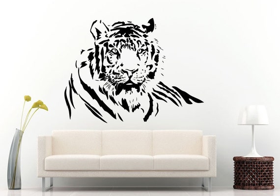 Tiger Hungry Stare Beautiful Predator Animal Jungle Cat Wall | Etsy