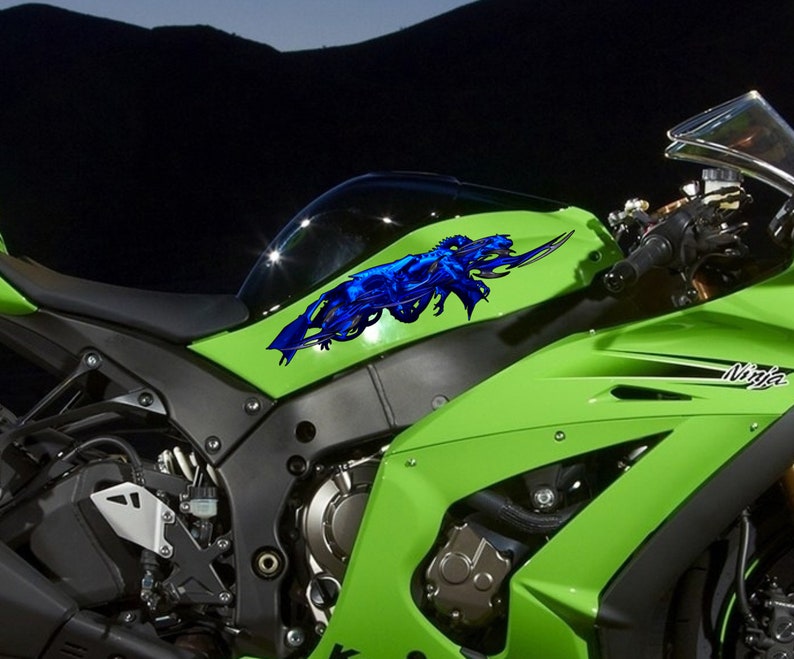 Dragons Decal for Motorcycle Dragons Racing Bike Wrap Dragons Etsy