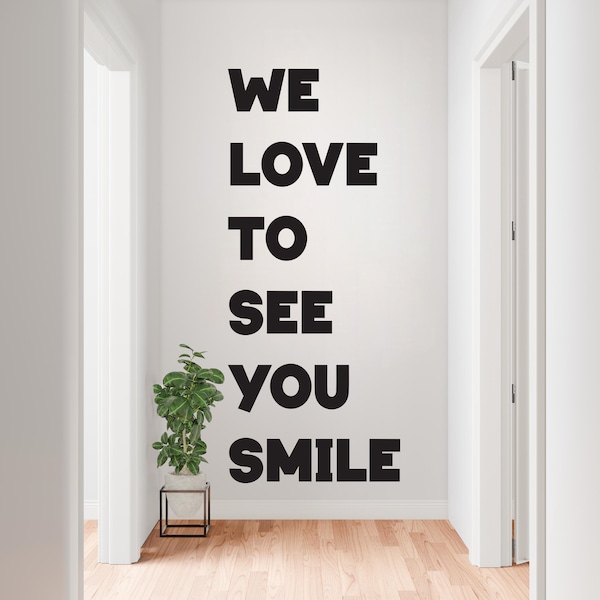 Dental wall decor Smile Dental Stickers Dental Clinic Wall Decal Door Wall Sticker Dental Clinic Wall Décor Tooth wall decal Art 695RS