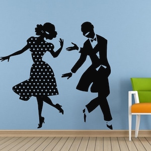 Ballerina Ballet Dancer Dance Dancing Studio Tango Salsa Break Boy Girl Wall Or Car Vinyl Peal And Stick Removable Sticker Decal L1570