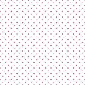 Hot Pink Swiss Dot on White by Riley Blake Designs