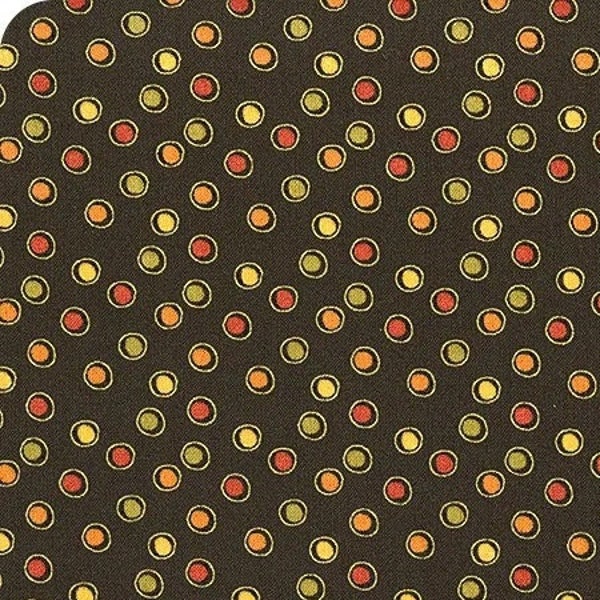 Awesome Autumn Dots in Raisin by Sandy Gervais for Riley Blake