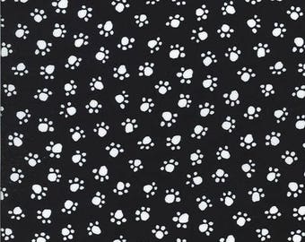 Black Paw Prints by Michael Miller