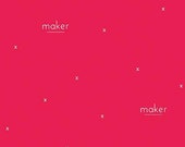 Make Maker in Red by Kristy Lea of Quiet Play for Riley Blake Designs