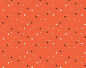 Hey Bootiful Dots in Persimmon by My Mind's Eye for Riley Blake Designs
