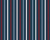 Red White and True Stripes in Navy by Dani Mogstad for Riley Blake Designs
