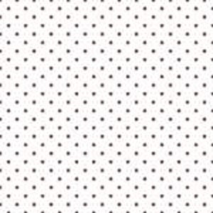 Brown Swiss Dot on White by Riley Blake Designs