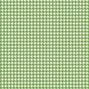 1 Yard Sale- Oh Happy Day! Houndstooth Green by Sandy Gervais for Riley Blake Designs