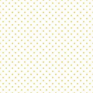 Yellow Swiss Dot on White by Riley Blake Designs