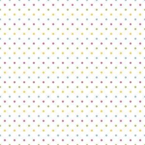 Girl Swiss Dot on White by Riley Blake Designs