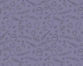 Spooky Hollow Icons in Purple by Melissa Mortenson for Riley Blake Designs