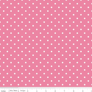 Swiss Dot Hot Pink by Riley Blake Designs