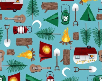 Beneath the Stars Camping Icons by Studio E