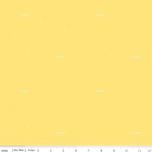 Opruiming - Make Maker in geel - Stukjes van 0,5 meter, aaneengesloten te knippen - door Kristy Lea van Quiet Play voor Riley Blake Designs