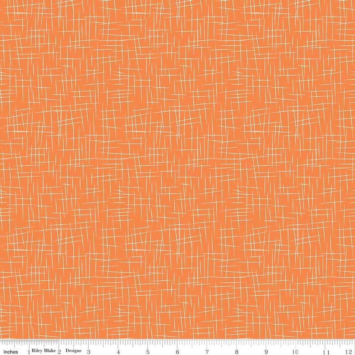 Orange and White (Pumpkin) Large Hashtag by Riley Blake Designs