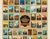 National Parks Wilderness Wonders Panel by Anderson Design Group for Riley Blake Designs