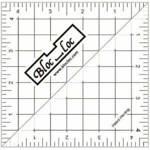 Bloc Loc 4,5" Righello triangolo mezzo quadrato
