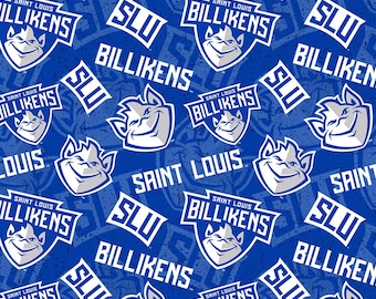 Tela NCAA St. Louis Billikens tono sobre tono - Incrementos de 1/2 yarda, corte continuo - de Sykel Enterprises