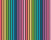 Make Rainbow Stripe in Black by Kristy Lea of Quiet Play for Riley Blake Designs