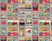 Farmall Farm to Table Vintage Posters Fabric