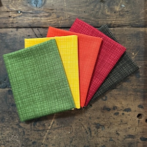 5 pc Riley Blake Fall Texture Curated Fat Quarter Bundle