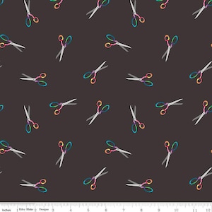 Make Snip Snip in Black by Kristy Lea of Quiet Play for Riley Blake Designs