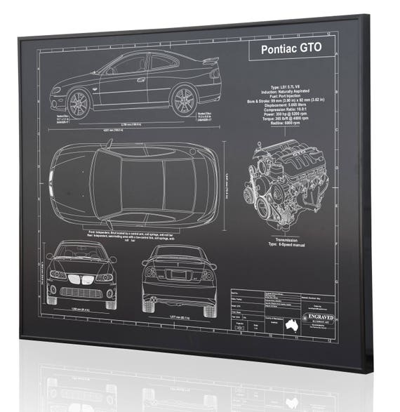 Pontiac Gto 4th Generation Laser Engraved Wall Art Poster Etsy Pontiac Gto 4th Generation Laser Engraved Wall Art Poster Etsy