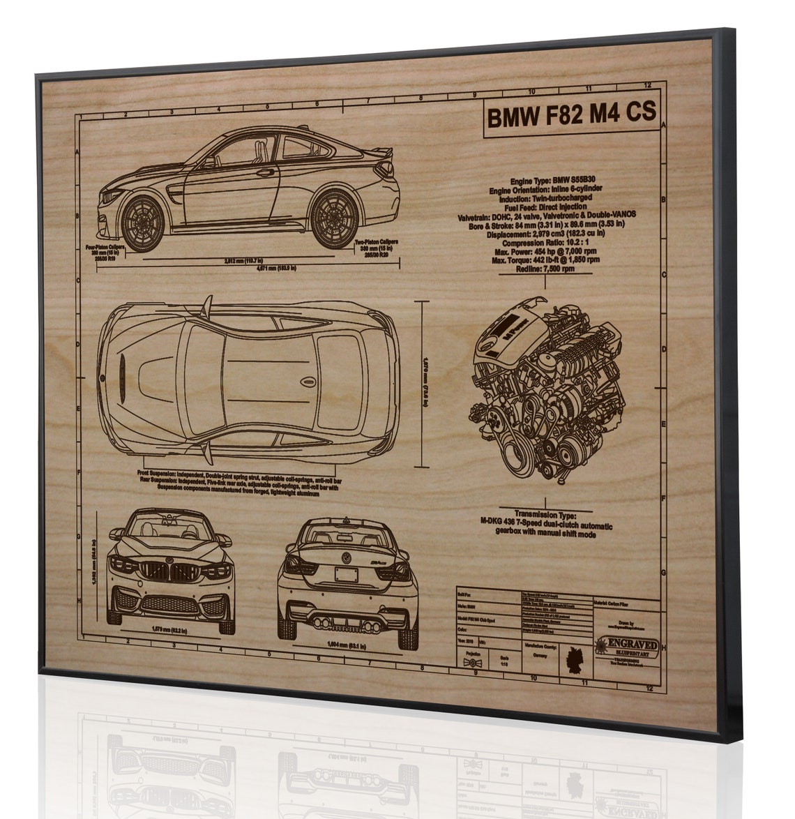 Bmw m4 blueprint